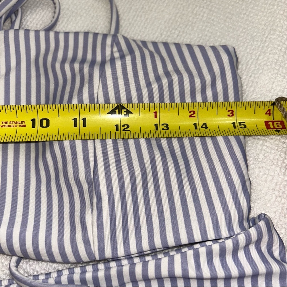 SHEIN Blue and White Striped Bikini - Picture 5 of 6